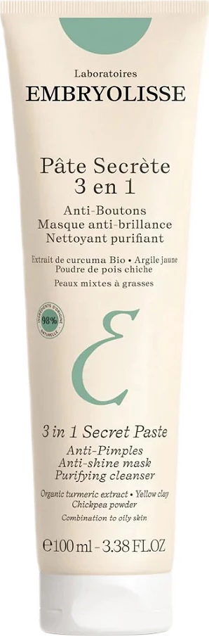 Paste multifunksionale për fytyrë Embryolisse Secret Paste 3w1 për femra 100ml