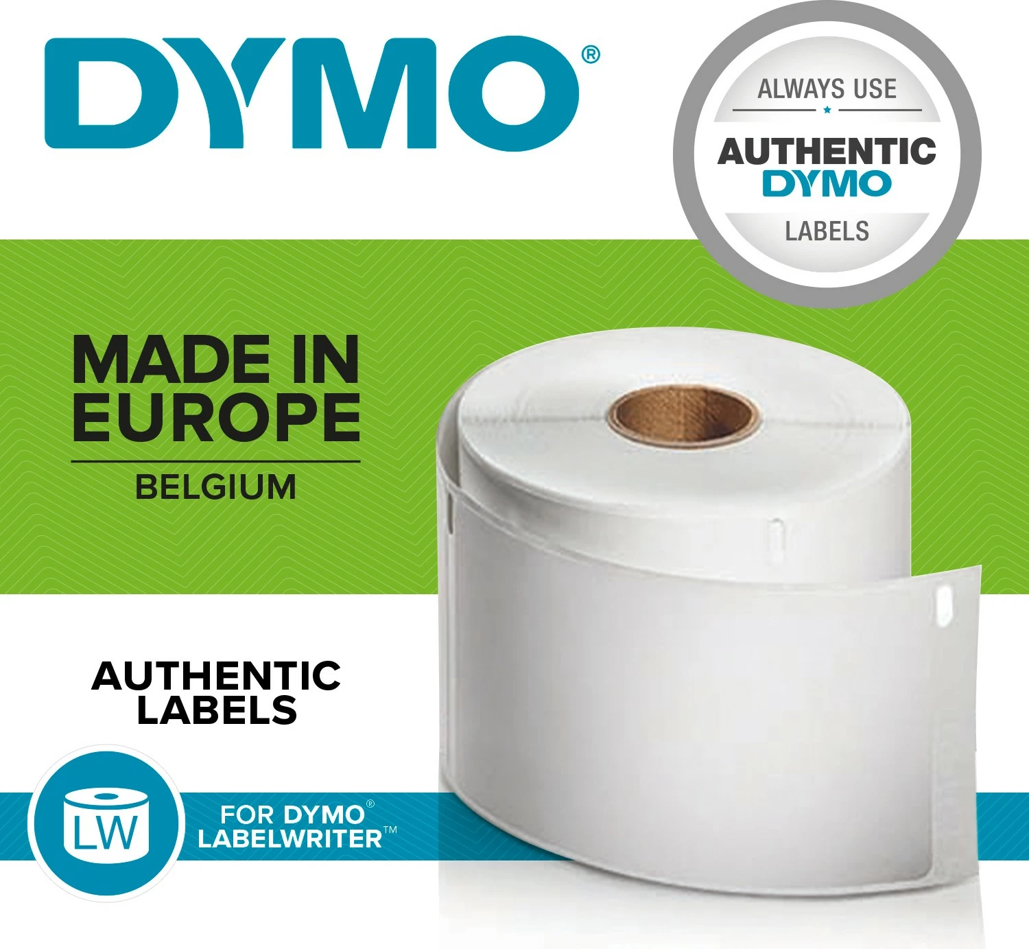 Etiketa printeri DYMO Large Return Address Labels - 25 x 54 mm, e bardhë, vetëngjitëse, letër, permanente, drejtkëndëshe, LabelWriter