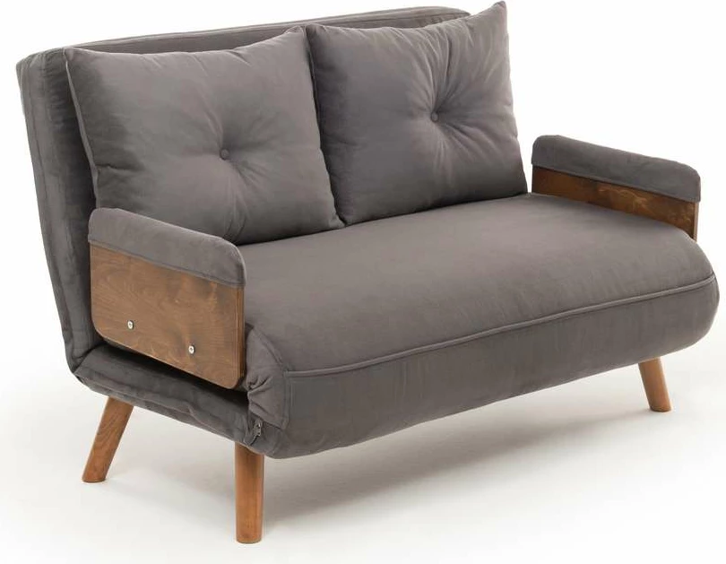 Divan-krevat dy vendësh, Cosmo, ngjyrë gri