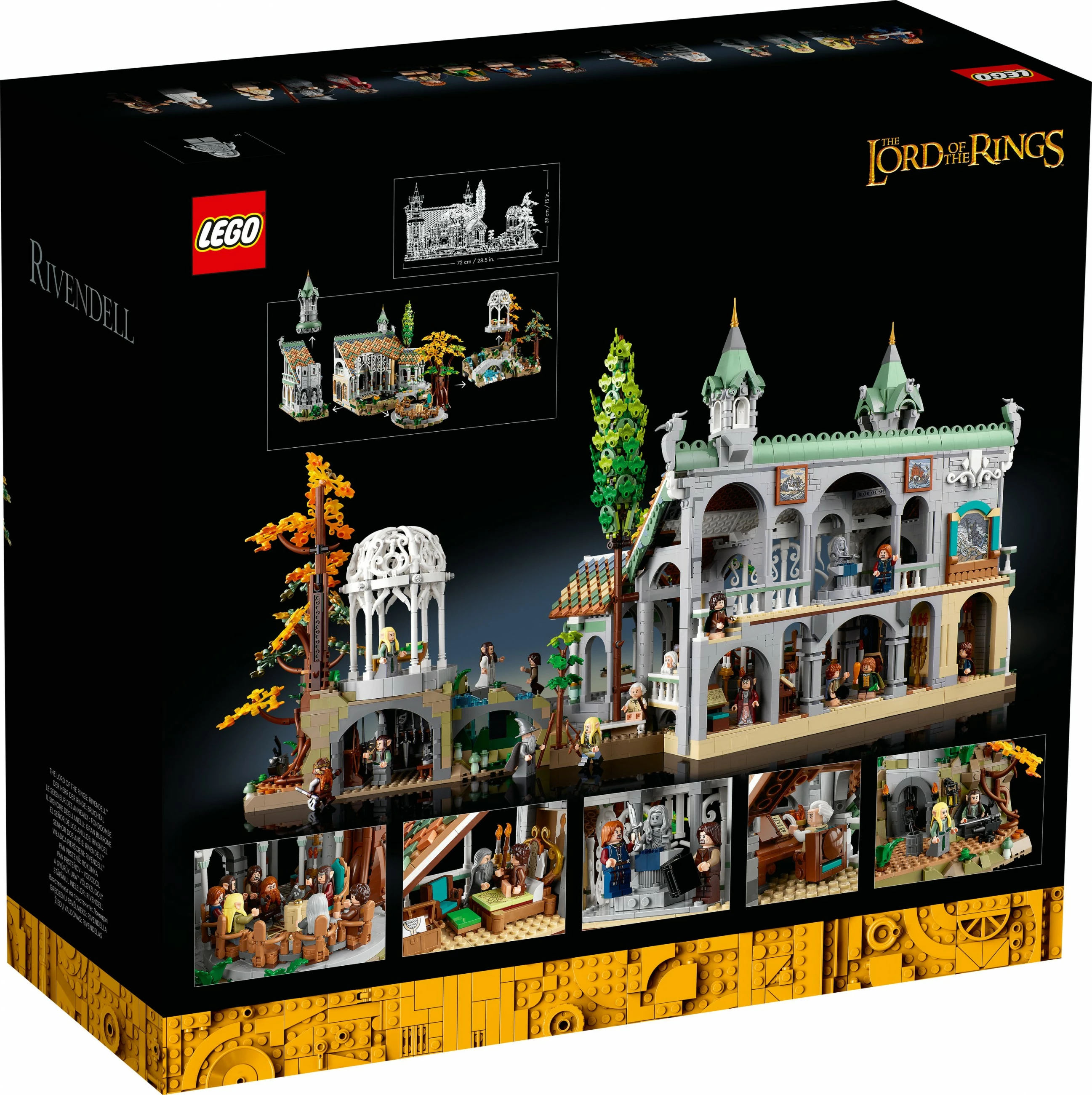 Set ndërtimi LEGO The Lord of the Rings: Rivendell, 6167 pjesë, plastikë, shumëngjyrësh