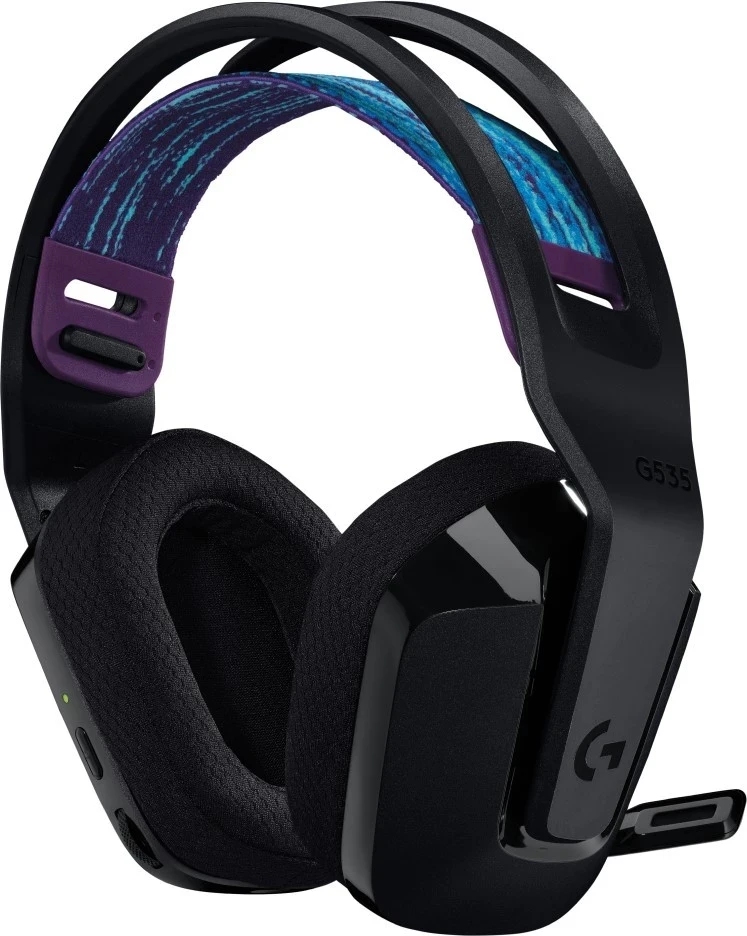 Kufje Logitech G535, Wireless, për lojëra, ngjyrë e zezë