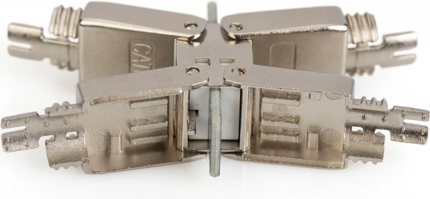 Lidhës modular rrjeti Digitus DN-93912, Cat.6A, pa vegla, metalik