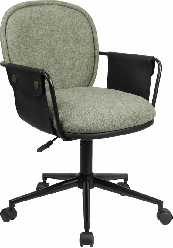 Karrige zyre Post, ngjyrë ulliri e zezë, 55x59x93