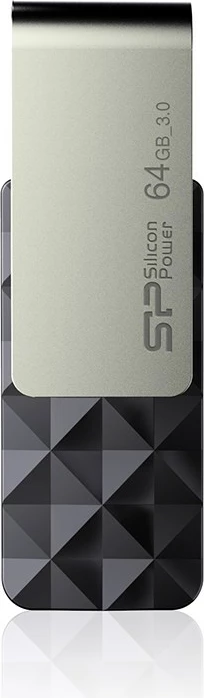 USB flash drive Silicon Power, 64 GB USB Type-A 3.0, e zezë
