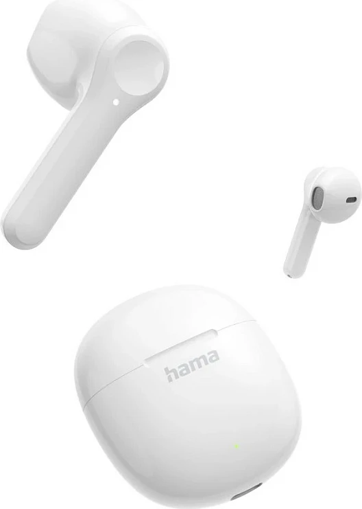Kufje Hama True Wireless Earbuds, Bluetooth 5.3, TWS, me kuti karikimi, të bardha 3