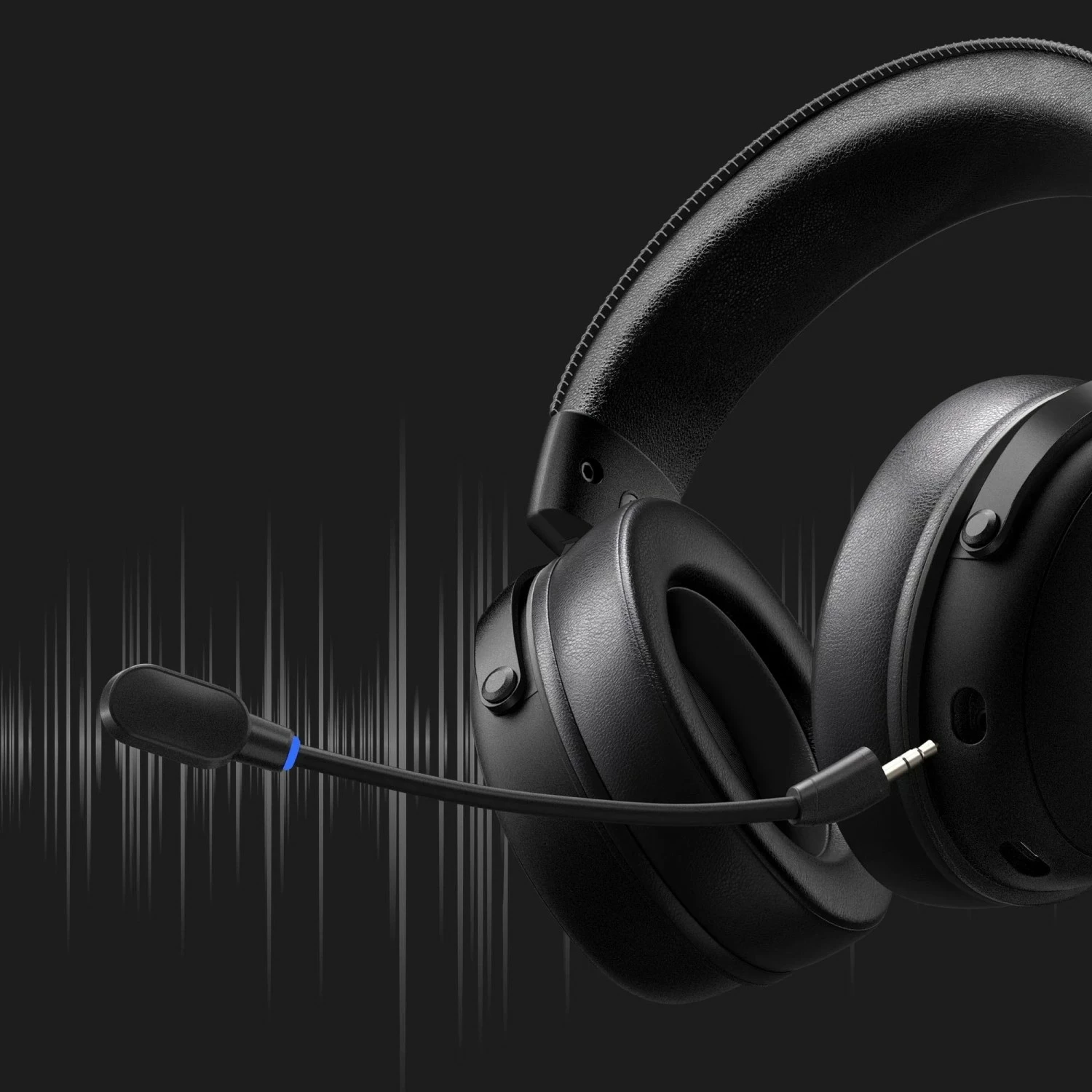 Kufje Mchose HW-V9, 7.1 surround, pa kabllo/USB, mikrofon i shkëputshëm, të zeza