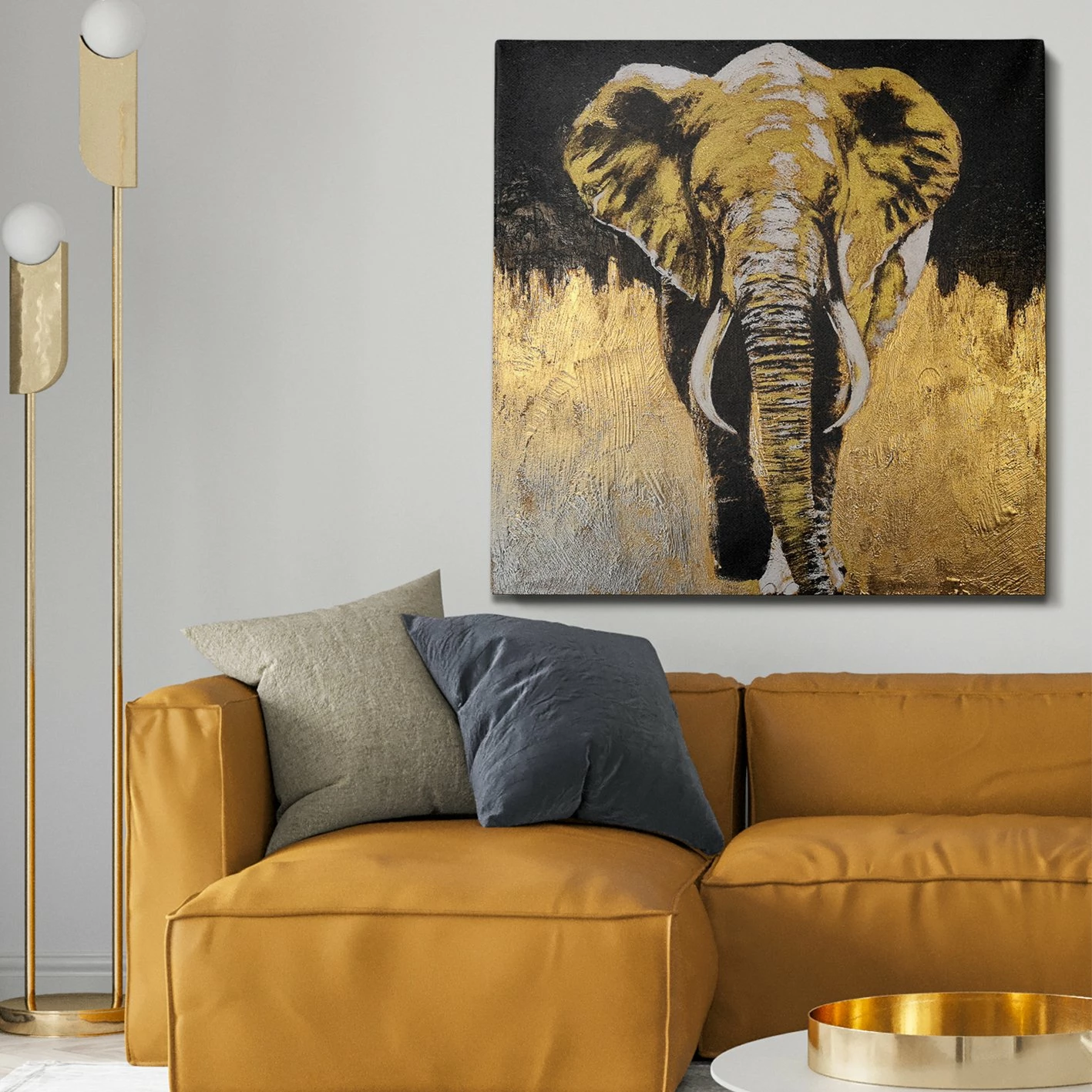 Pikturë dekorative me vaj, shumëngjyrëshe, Wallity, OPG2125740134, 140x140cm