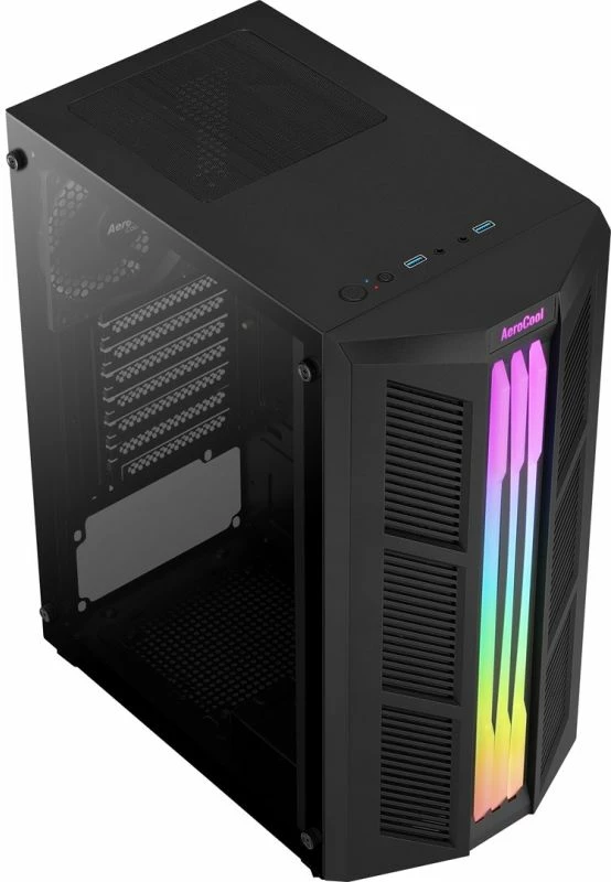 Kuti kompjuteri Aerocool PRIME-G-BK-v1 RGB, e zezë