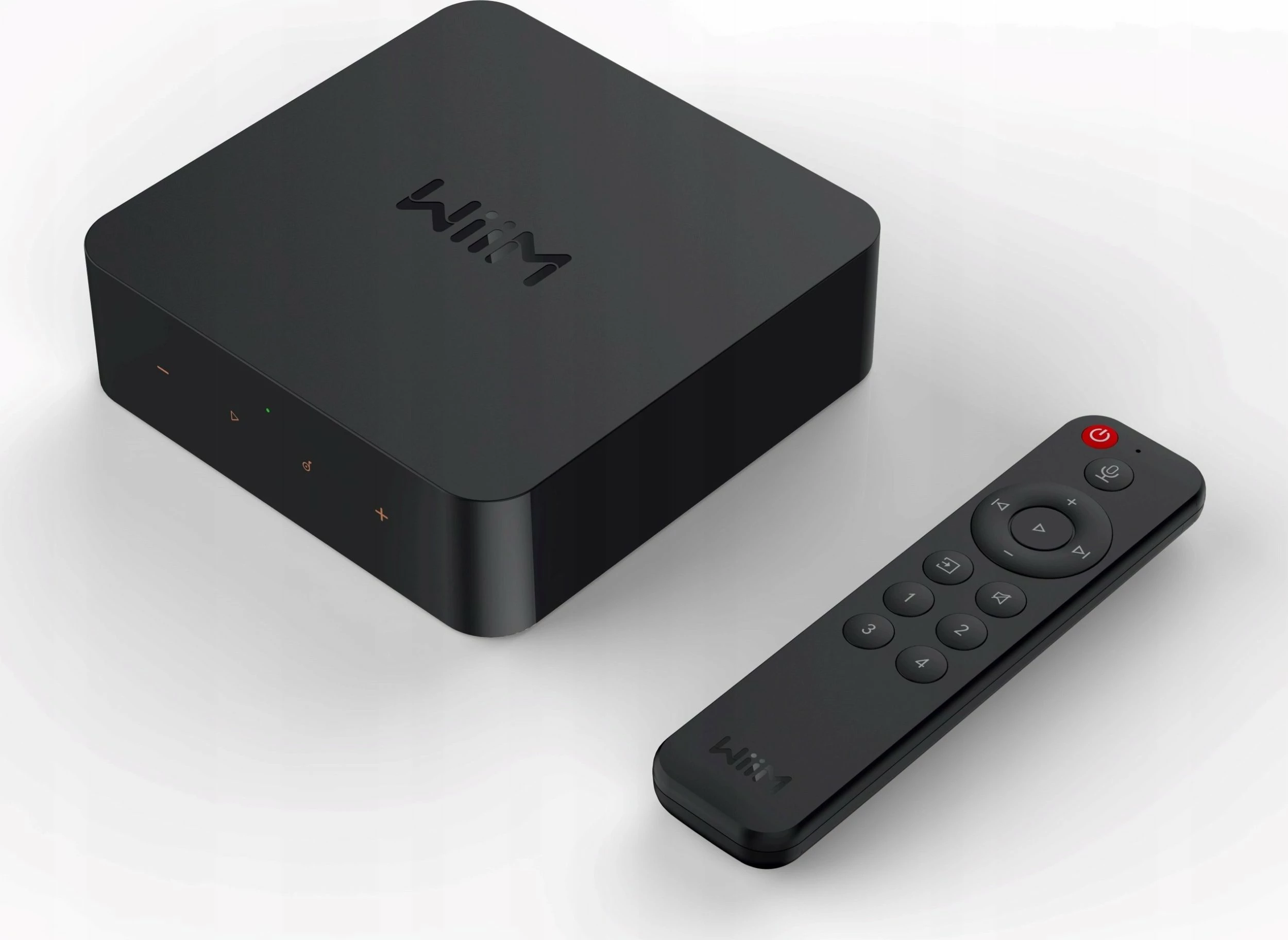 Streamer audio WiiM Pro Plus Roon Ready Hi-Res, Wi‑Fi/Bluetooth/Ethernet, i zi, me telekomandë