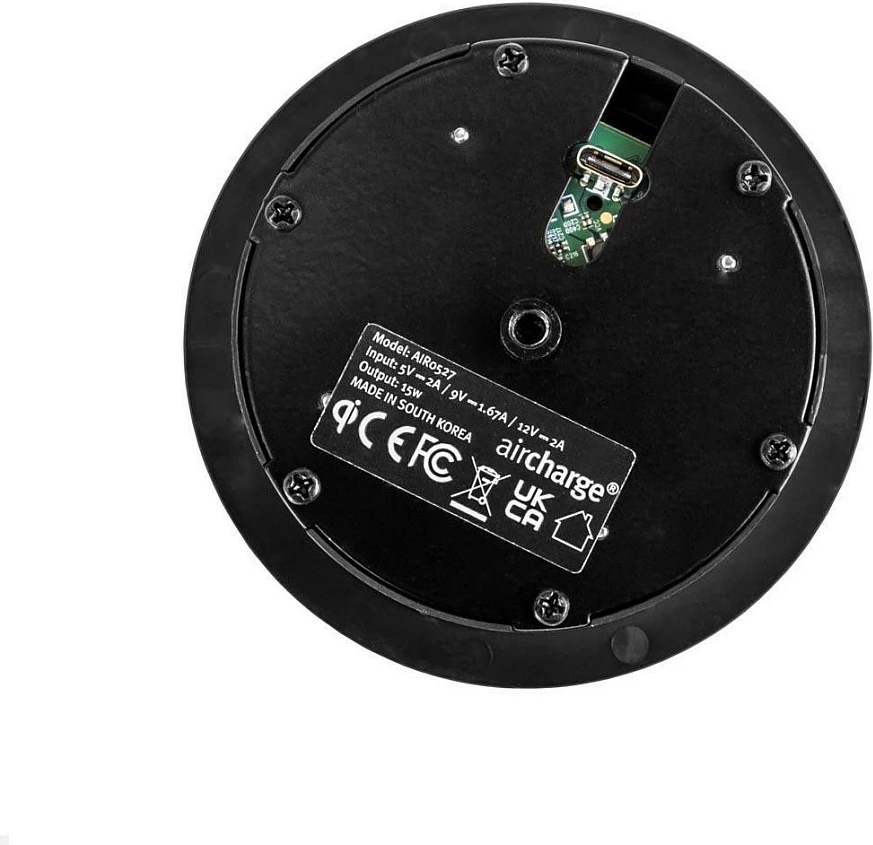 Karikues pa kabllo Bachmann AirCharge 15W EPP, USB, kabllo 2m, i zi