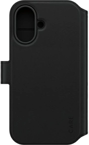 Mbështjellës PanzerGlass CARE Tango 2in1 Wallet për iPhone 16, MagSafe, Zi