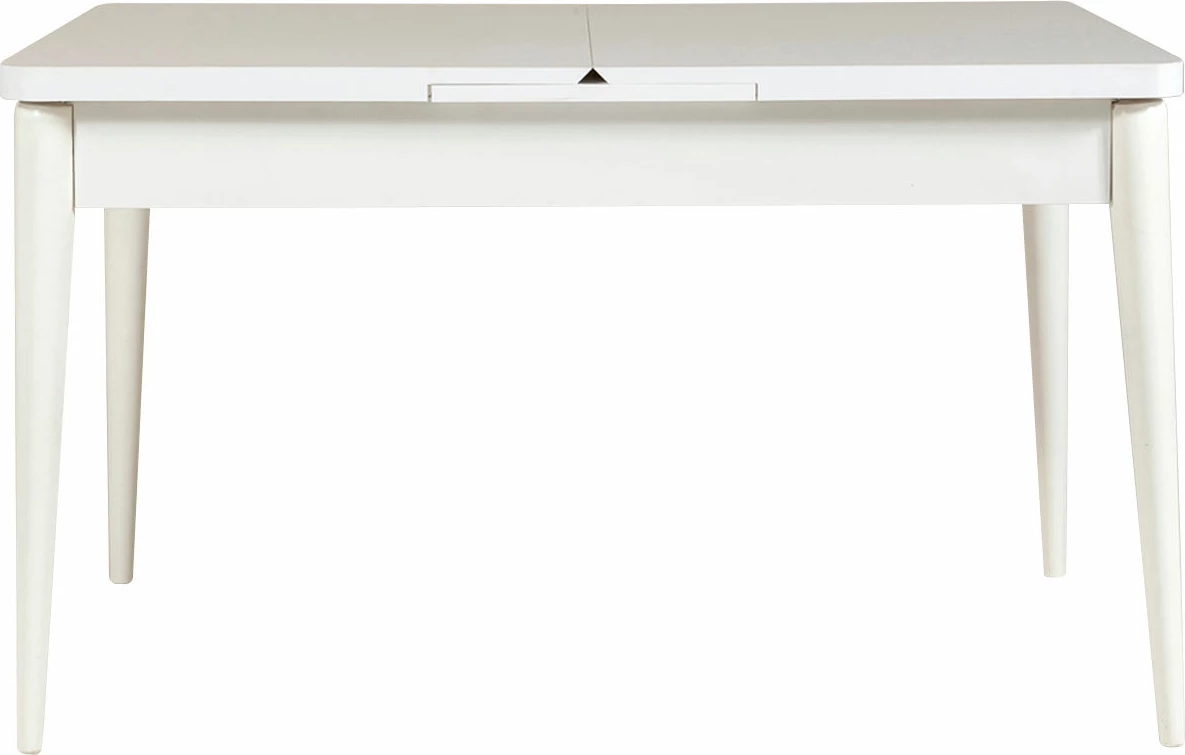 Set tavoline me karrige për ngrënie, e zgjatshme, Hanah Home, Vina e bardhë, Soho gri, 5 pjesë