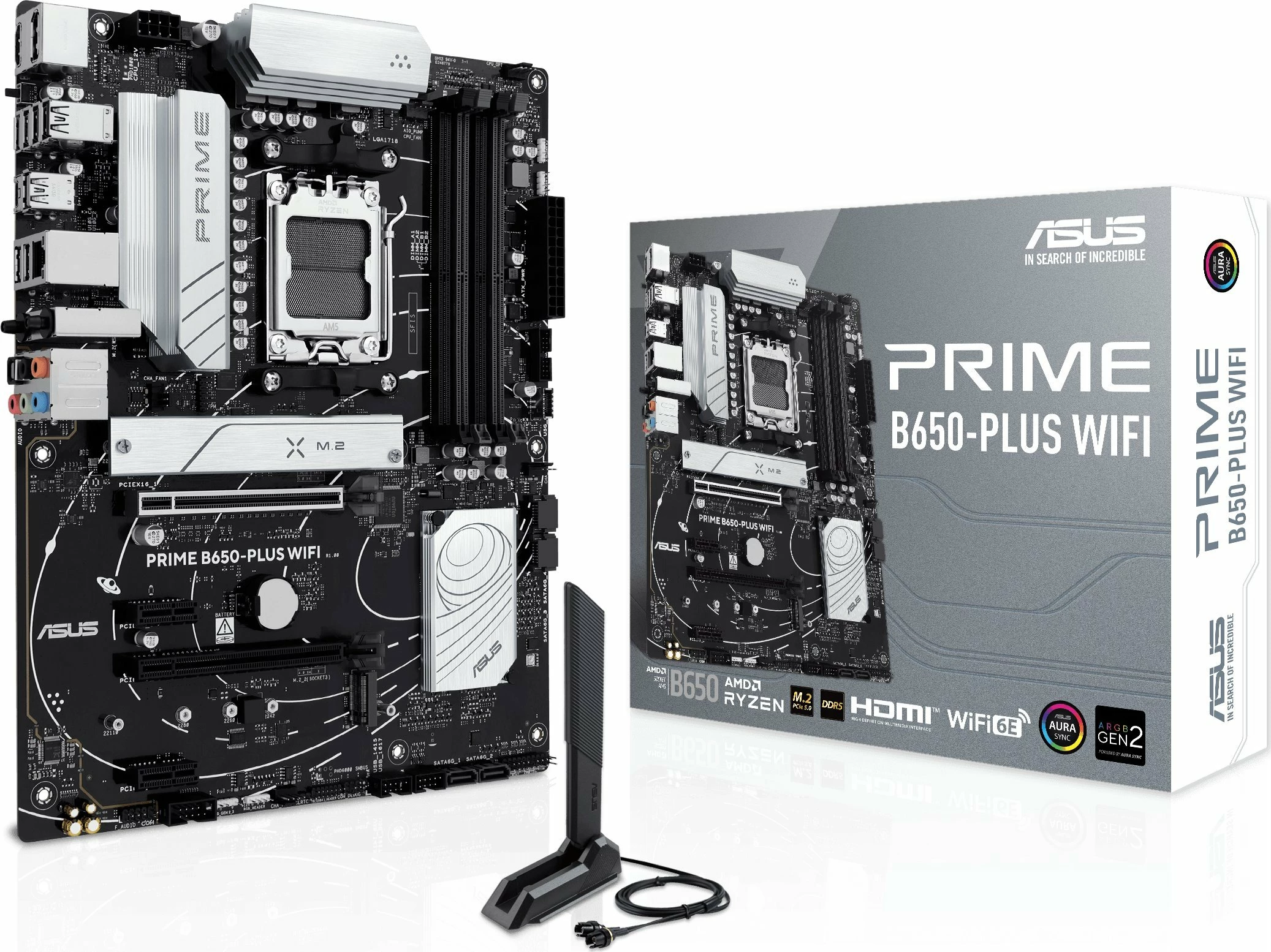 Pllakë amë Asus PRIME B650-PLUS WIFI, ATX, DDR5, WiFi 6E