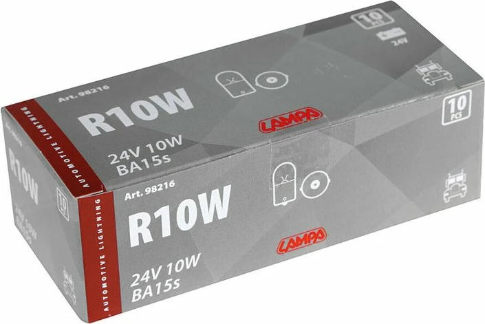 Lampa 24v 10w Ba15s Poz Shtopi 10/1 Kuti D
