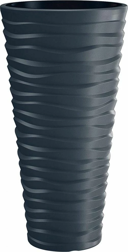Vazo lulesh Prosperplast Sand Slim DPSA400 54 L (Ø39 cm, 75 cm), antracit, me insert