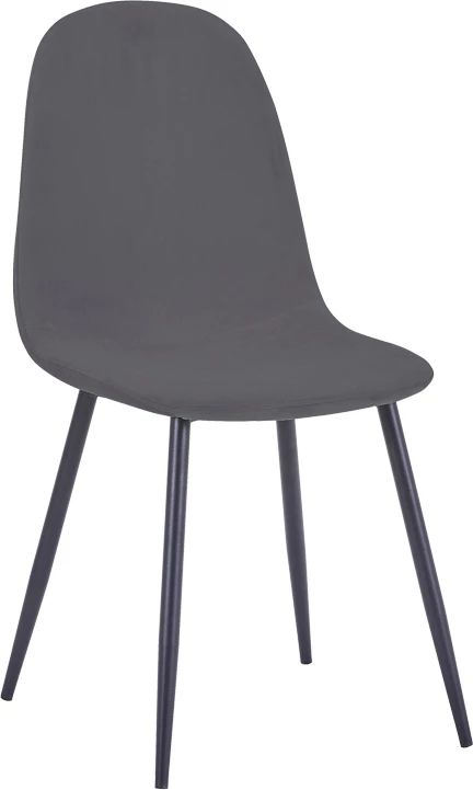 Tavolinë me karrige Gustas-Bella B set prej 5 copash, gur i sinteruar mermeri gri, metal i zi, 120x60x75cm