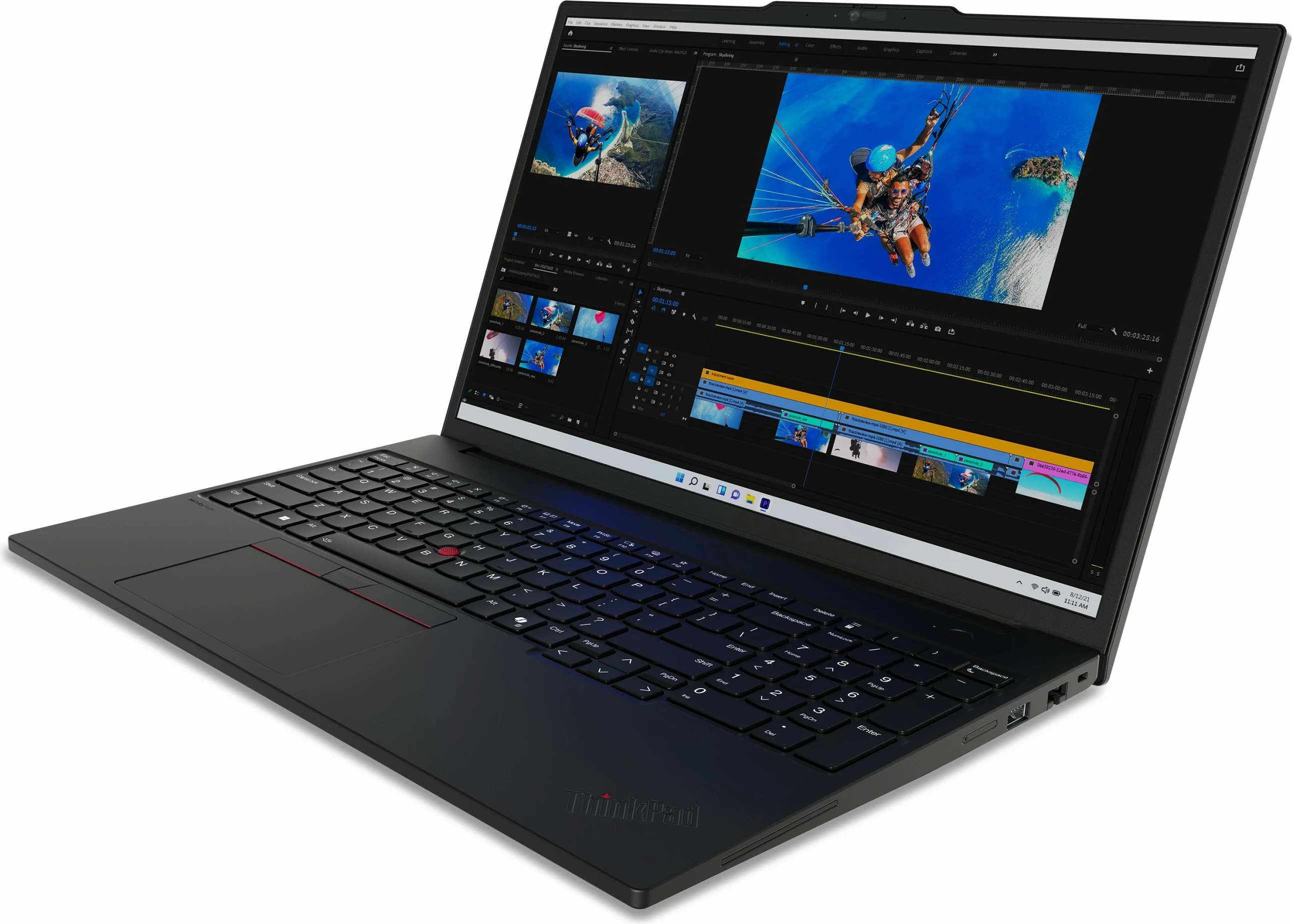 Kompjuter Lenovo ThinkPad P16s Gen 3, Intel Core Ultra 7, 32GB RAM, 1TB SSD, NVIDIA RTX 500 Ada, 16 inch, zi
