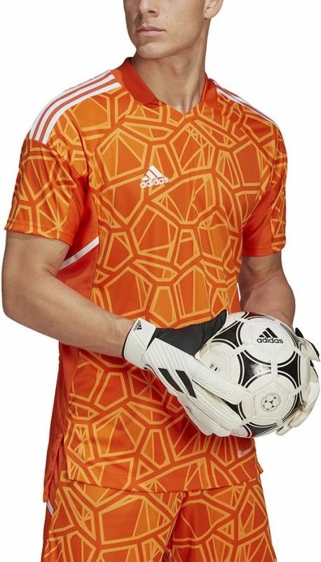 Fanellë adidas Condivo 22 për portier, me mëngë të shkurtra, portokalli [Madhësia: S]