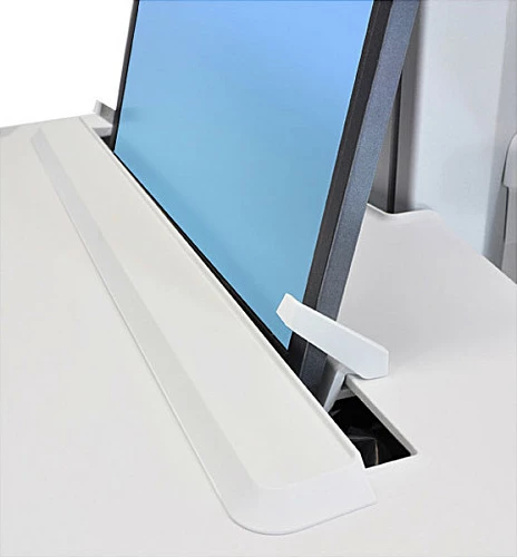 Karrocë multimedia Ergotron StyleView, për laptop deri 17.3", LiFe bateri, 4 sirtarë, rregullim lartësie, aluminium/gri/bardhë