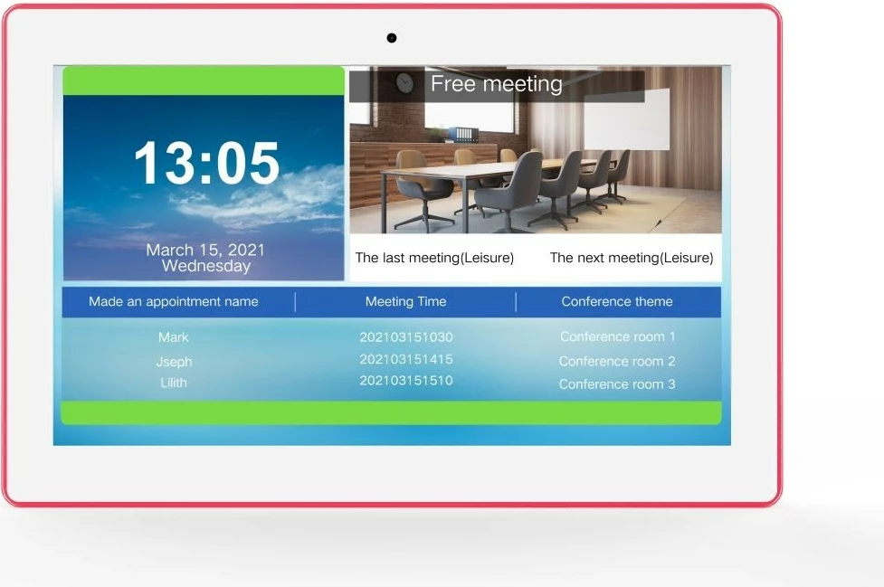 Tablet ALLNET Meetingraum RGB LED 15 Zoll RK3399 Android 10 NFC/RFID bardhë