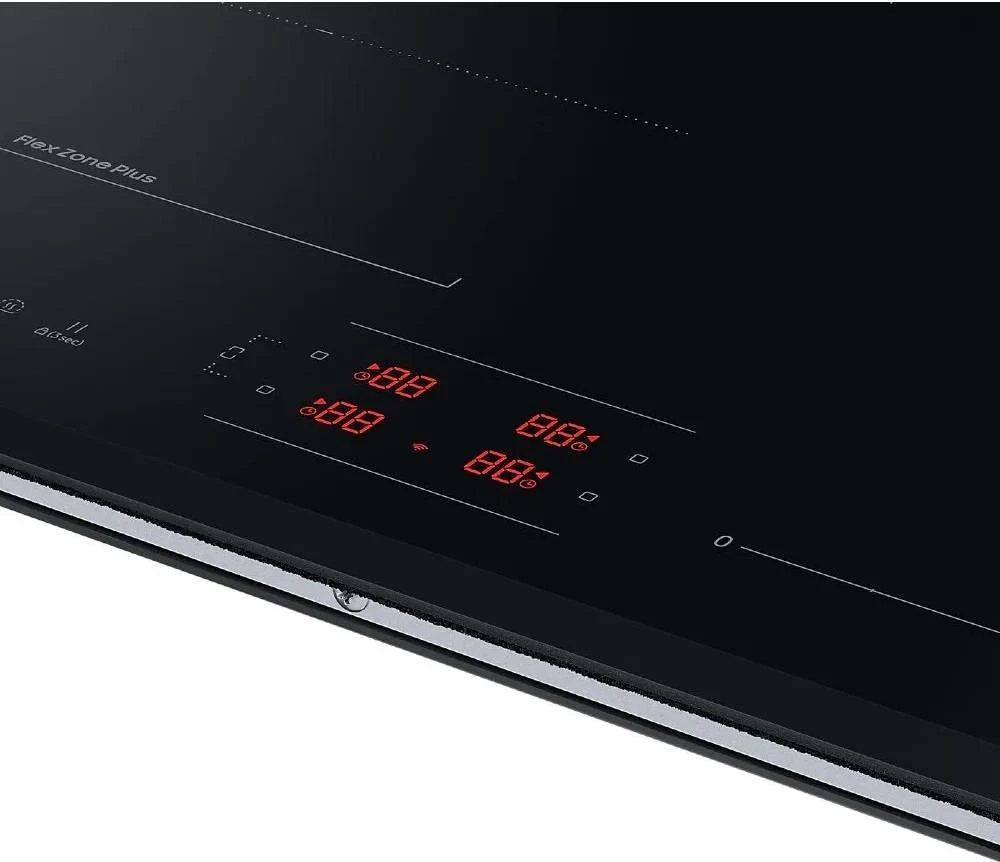 Pllakë gatimi me induksion, Samsung, NZ64B6056GK/U2, 7.4 kW, Flex Zone Plus, Wi‑Fi, e zezë
