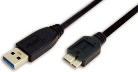 Kabllo USB 3.0 LogiLink 1m, A në Micro-B, e zezë