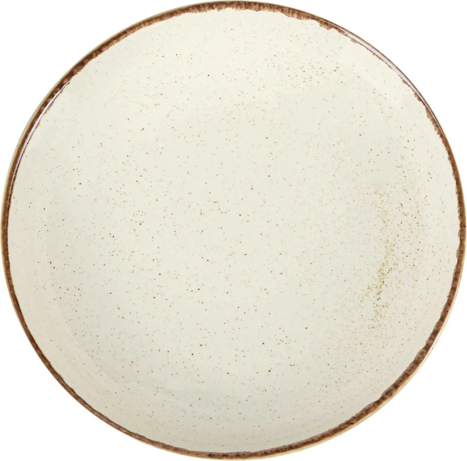Tas i cekët Porland Seasons Sand Ø170 mm 415 ml, krem/bezhë, set 6 copë