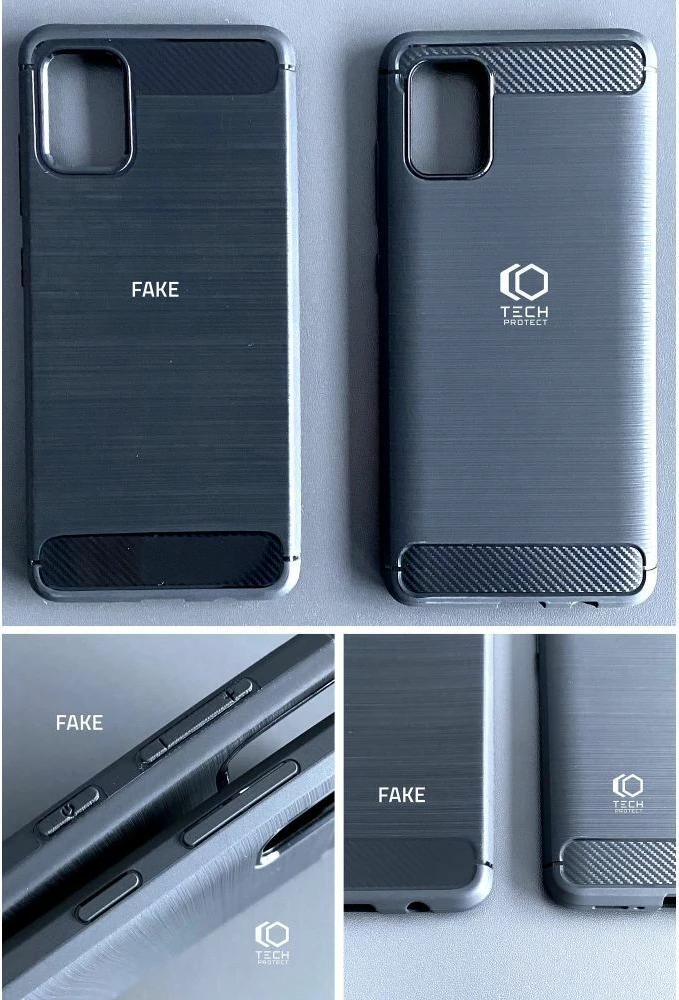 Mbështjellës Tech-Protect TPUCarbon për Samsung Galaxy XCover 7, i zi