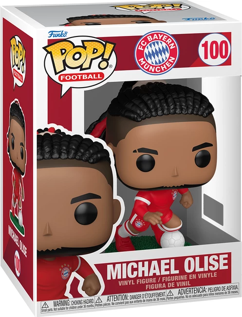 Figurinë koleksionuese Funko Pop Football, Funko, Bayern Munich - Olise, vinyl, e kuqe