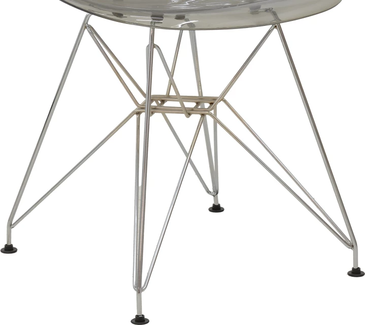 Karrige Adelle PP pet clear grey-inox 46x55x81cm