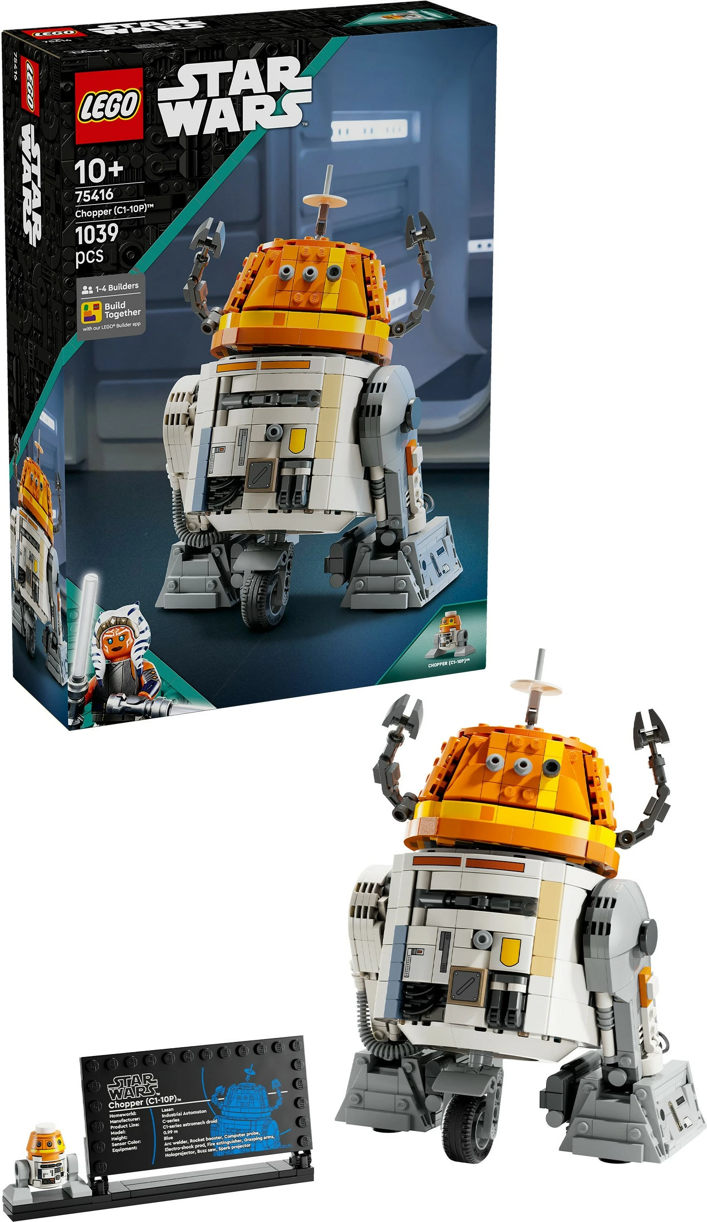 Set ndërtimi LEGO Star Wars Chopper C1-10P 1039 pjesë multikolor