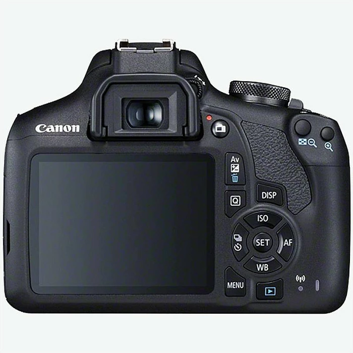Aparat fotografik Canon EOS 2000D me objektiv 18-55mm, 24.1MP, Full HD, i zi