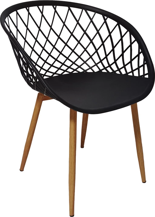 Set tavoline me karrige Manka-Parker, 5 copë, e bardhë, 110x80x77cm