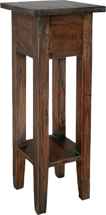 Tavolinë anësore Orkney, ngjyrë arre, dru mahogany, 25x25x67 cm