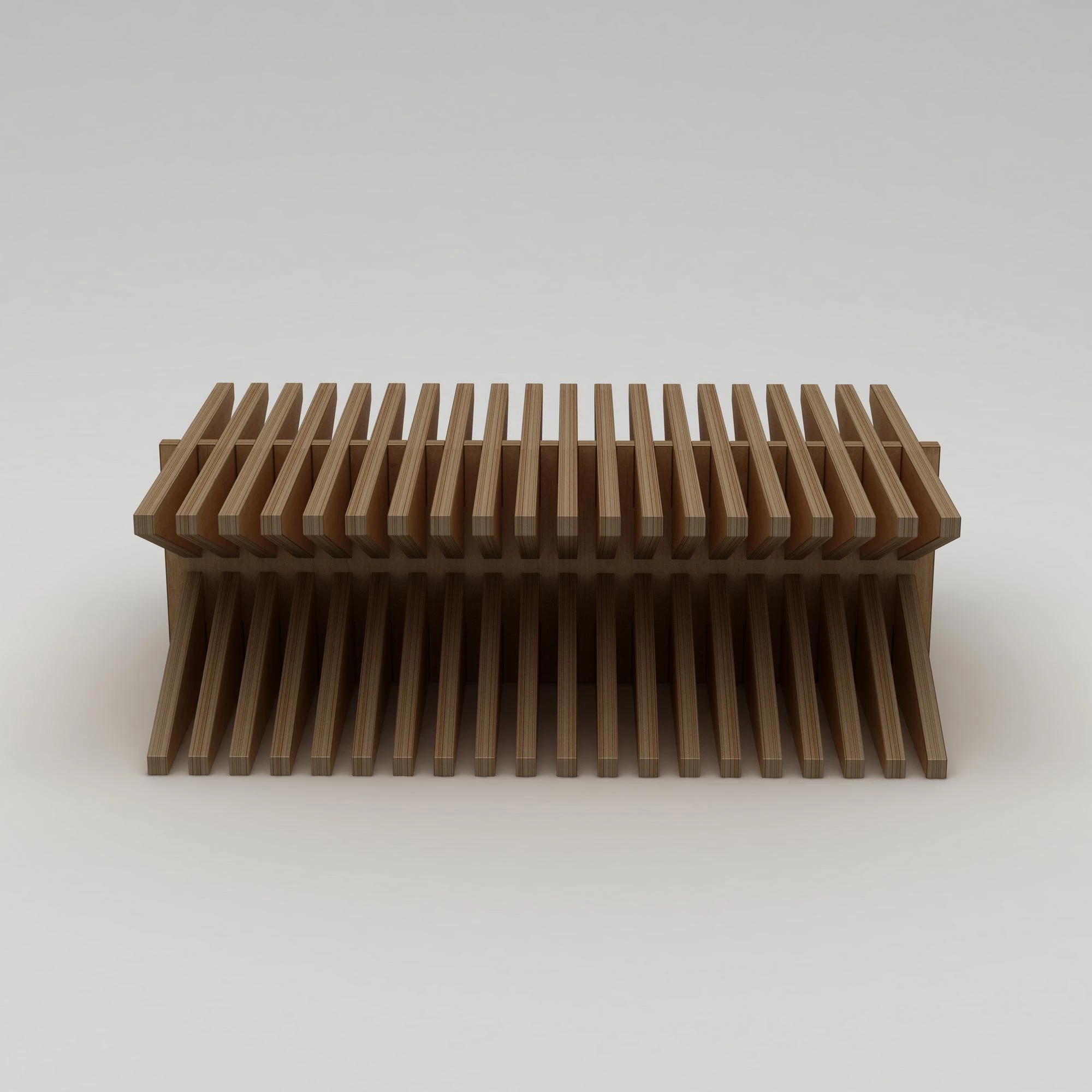 Sedile prej druri natyral, Skye Decor, 123x40x80 cm