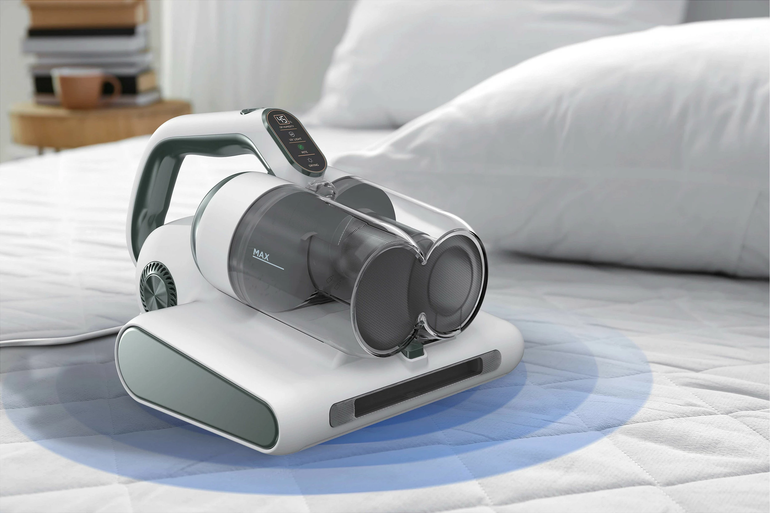Fshesë për tapiceri Hoover HMC510UV 011, pa qese, 0.6 L, kabllo 5 m, Sage/White