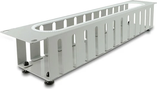 Panel menaxhimi kabllosh DeLOCK 67280, 19" 2U, çelik, gri