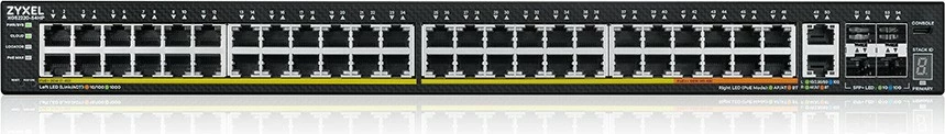 Switch Zyxel XGS2220-54HP, Managed, L3, Gigabit Ethernet, PoE, Rack mounting