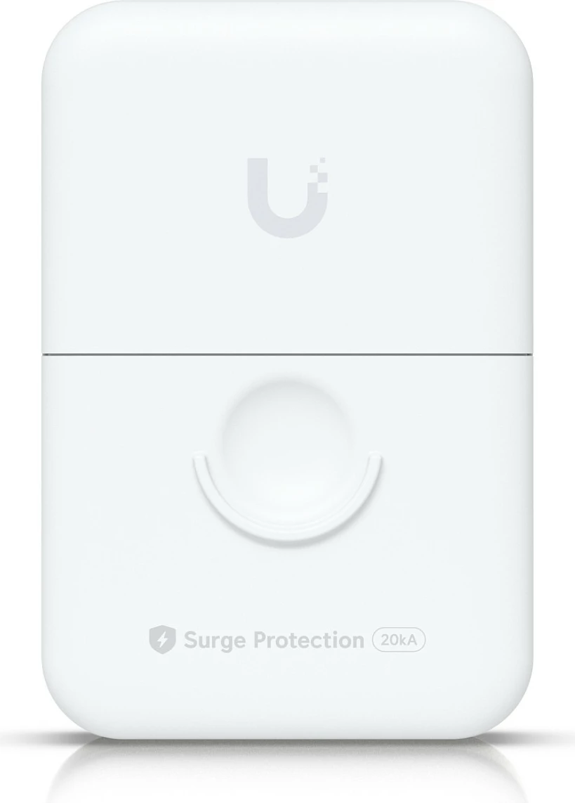 Mbrojtës surtensioni Ethernet Ubiquiti UACC-ETH-SP-Pro, 10Gbps, 2x RJ-45, i bardhë