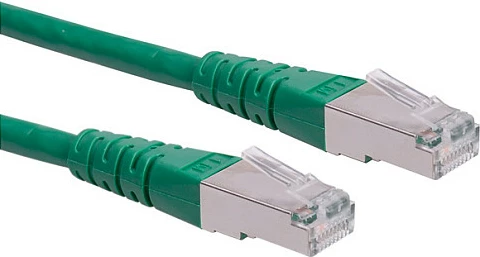 Kabllo rrjeti ROLINE Cat6 S/FTP RJ-45 1.5m, e gjelbër