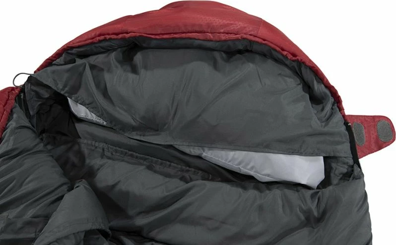 Çantë gjumi High Peak Redwood 3 L për turizëm, e kuqe dhe gri