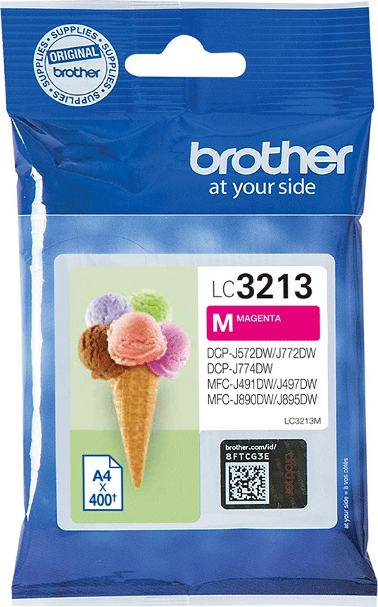 Toner Brother LC3213M, Magenta, 400 faqe