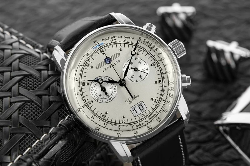 Orë dore për meshkuj Zeppelin, e zezë