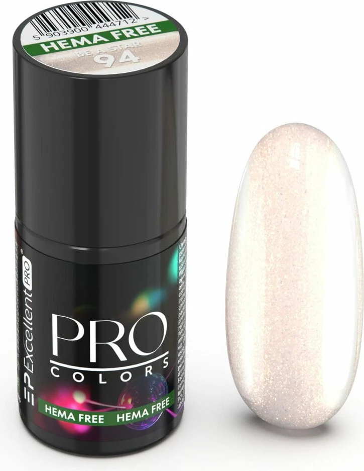 Llak për thonj për femra Excellent PRO Pro Colors Hema Free Hybrid 94 Be A Star, 7g