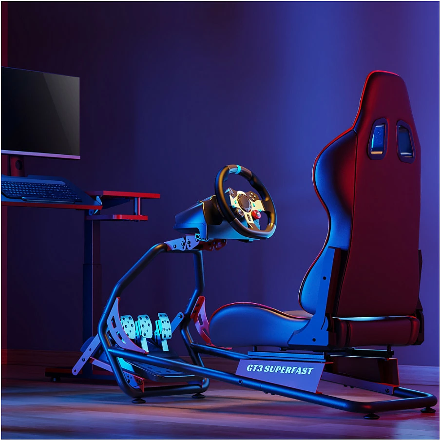 Kokpit garash Oplite GT3 Superfast V2, çelik, 100 kg, zi/kuq
