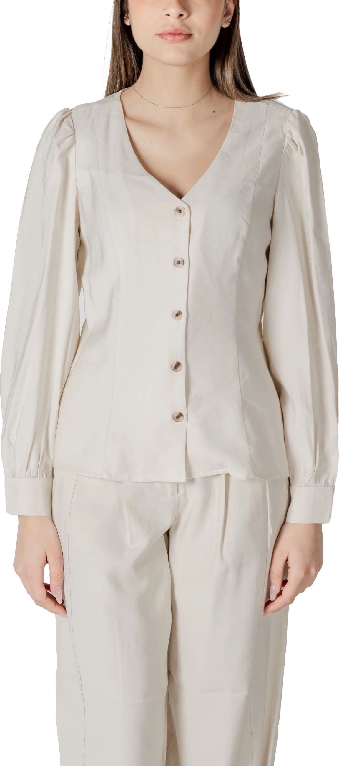 Bluzë për femra Vila Clothes Vimulli 14103853, krem
