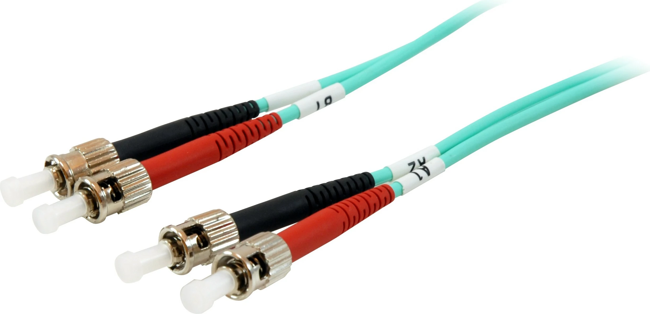 Kabllo optike patch Equip ST/ST, OM3, 3m, ngjyrë turkeze