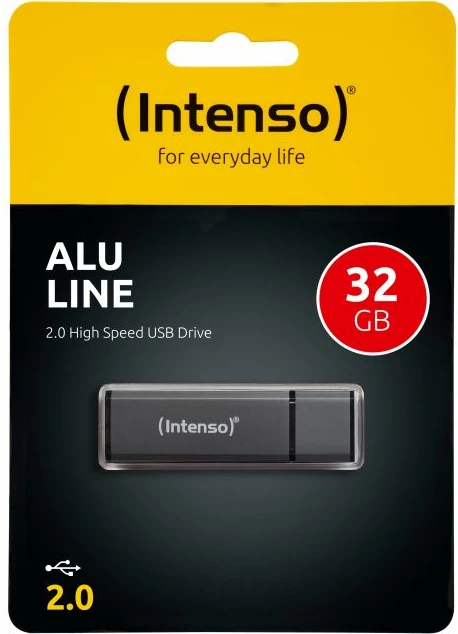 USB stik Intenso Alu Line 32GB USB 2.0 alumin, antracit