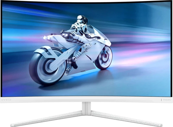 Monitor gaming Philips Evnia 32M2C5501/00 31.5\" Fast VA QHD 180Hz 1ms i lakuar HDR400 RGB, i bardhë
