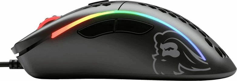 Maus Glorious Model D GD-BLACK, 12000 DPI, USB me kabllo, RGB, e zezë